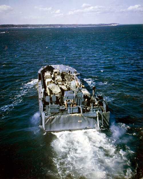 LCT-410 on Way to Italy