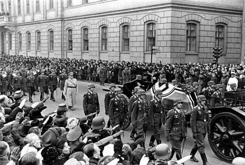 Funeral of Lufwaffe Ace