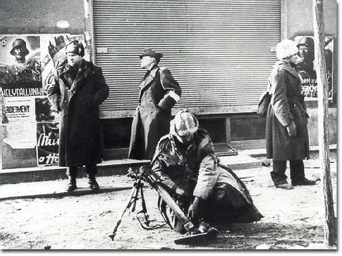 Lieutenant general Nicolae Sova, Budapest 1944