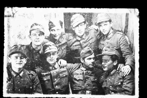 German soldiers towars end of war .