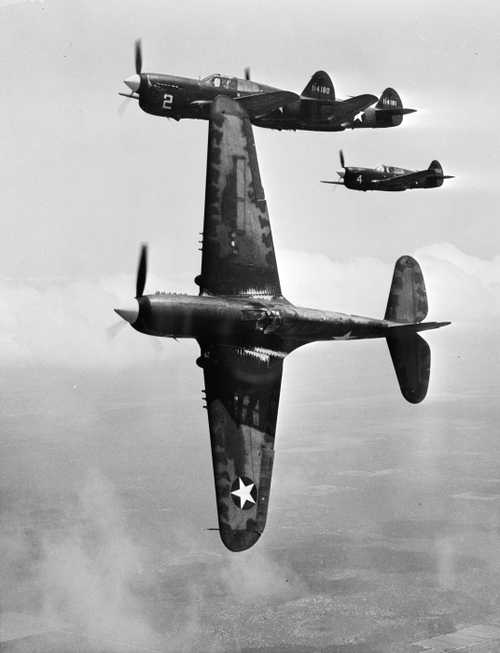 P-40s over Texas