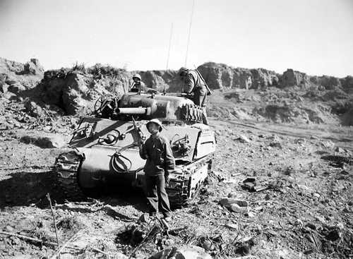 Knocked out on Iwo Jima