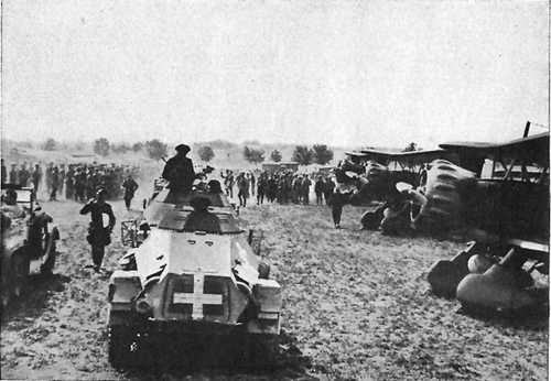 From Hitler Victory Tour - Recon Car at Airfield