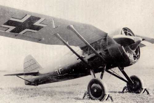 PZL P.7a in German markings
