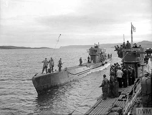 Surrender of submarine