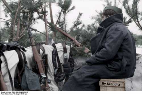 German Frontline Position col.