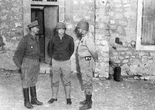 Eisenhower in helmet