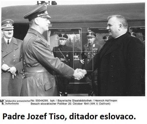 Hitler, Ribentropp and Fr. Jozef Tiso