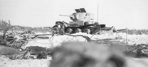 destroyed T-26