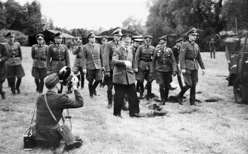 Hitler and his entourage