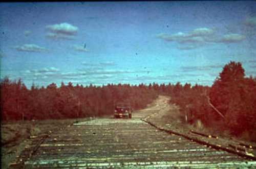wooden road