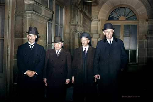 Chamberlain, Daladier, Bonnet, Halifax, 1938