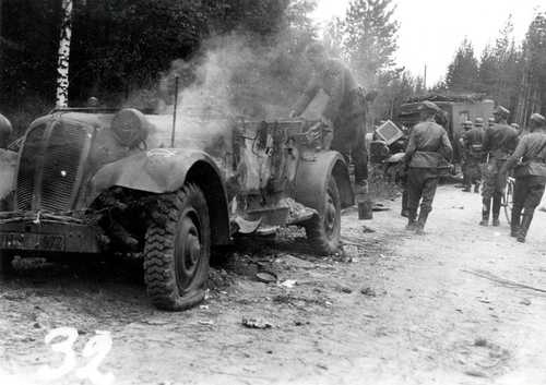 Artillery damage