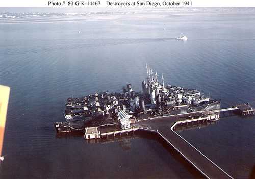 Destroyers at San Diego