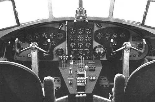 Old-time cockpit