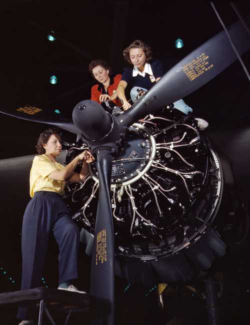 Women Working on C-47