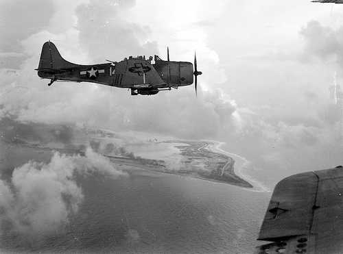 Over Wake Island