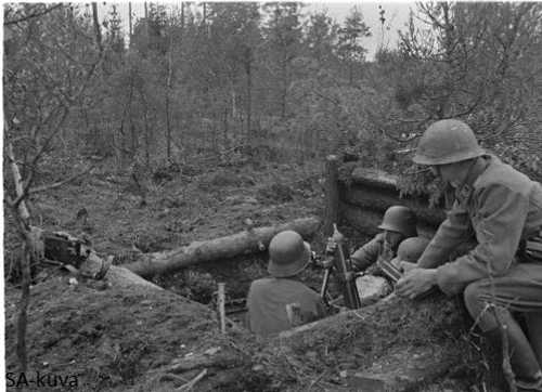 Mortar ready to fire