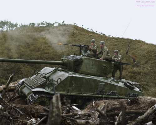Korean war campaign, April 1951.