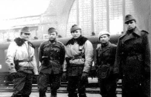 Hungarian Pilots in Kharkov, Russia, 1943
