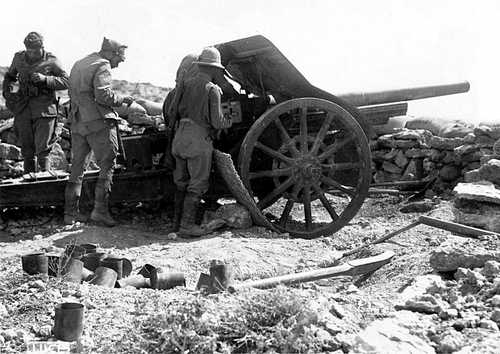 Italian artillery