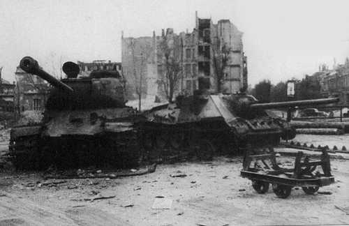 Knocked out Soviet armor