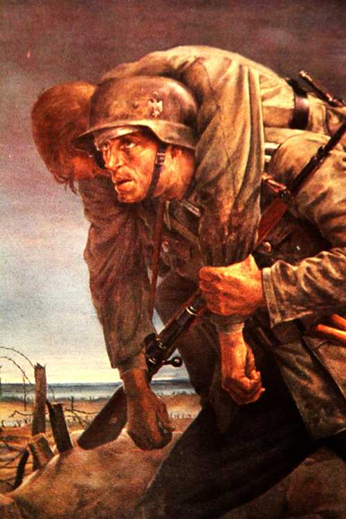 Helping a kamarad 