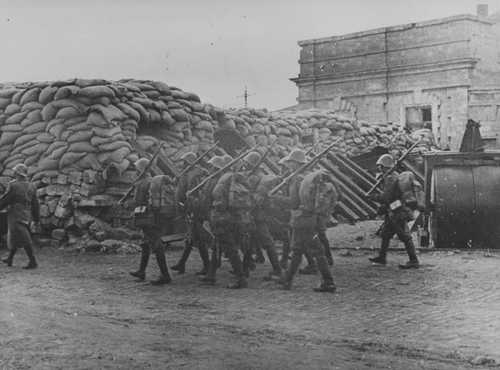 Infantry inside Odessa.
