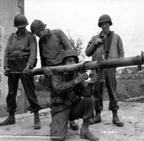 Captured German Panzerschrek