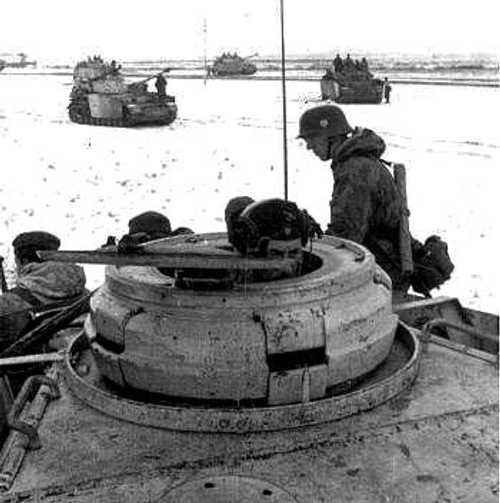On the east front