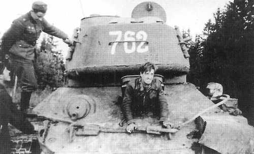 Captured T-34-85