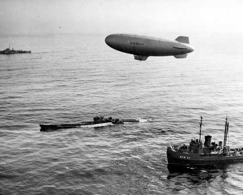U-858 under escort