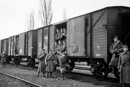 Troop train