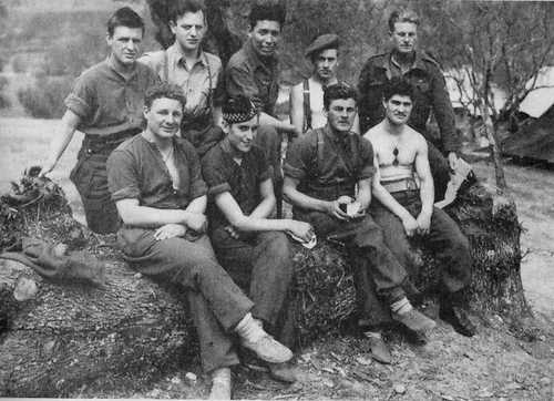 Cape Breton Highlanders at rest camp Italy 1943