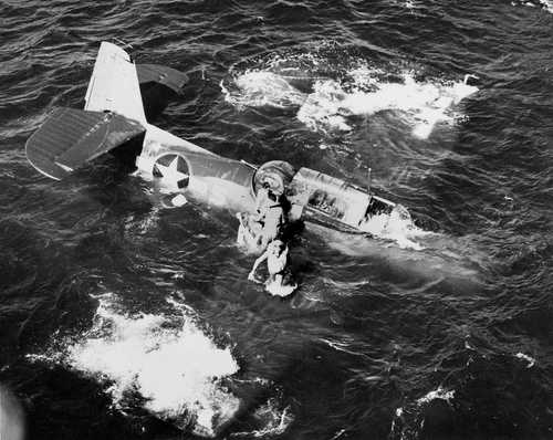 Sinking TBF Avenger