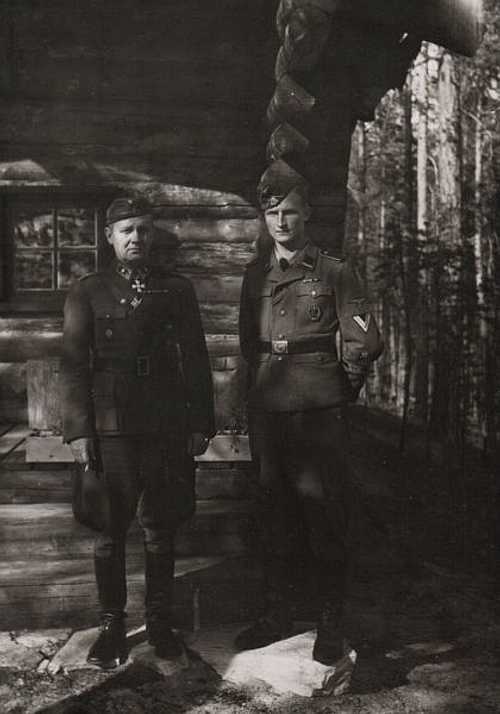 Major general Raappana with his son