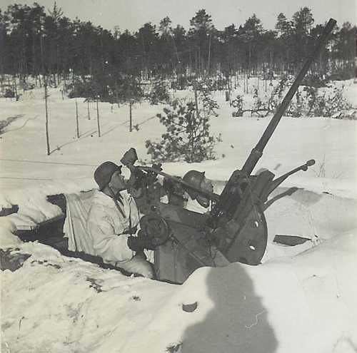 anti-aircraft gun