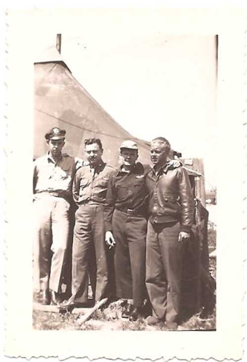 1944 France F/O Charles E. Skidmore and Roy Sample