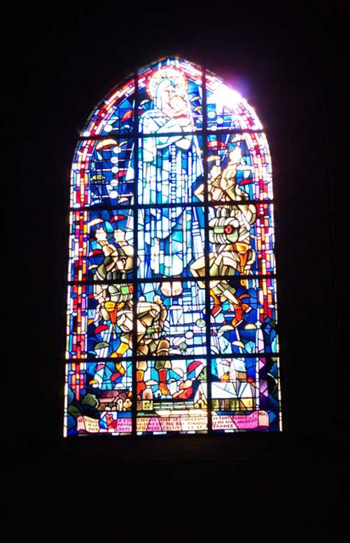 St. Mére Eglise church window 2009