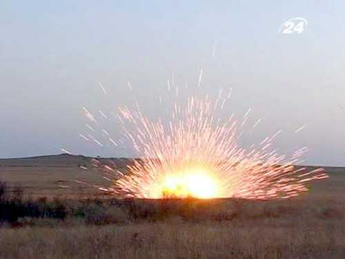 German bomb explosion SD 500