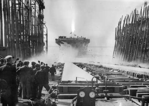 HMS Illustrious launched