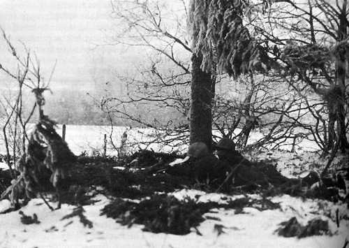 Machine gun position