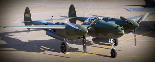 P-38F Lightning Fighter