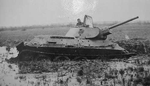 Bogged Down T-34/76