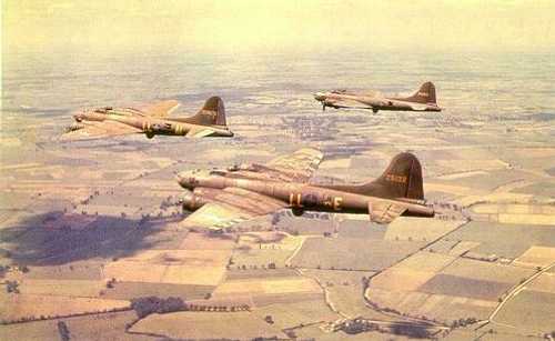 B-17s of the 401st BS