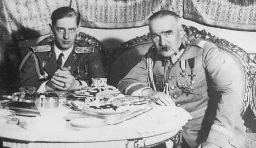 duke Mikołaj and Józef Piłsudski
