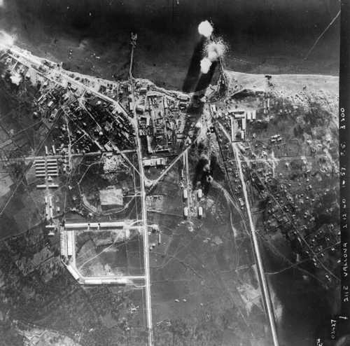 British bombs over Valona