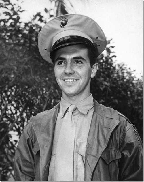Flag raiser Pfc. Rene A. Gagnon