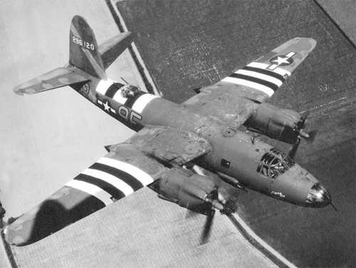 D-day painted B-26