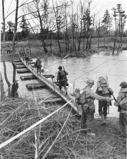 Dry feet crossing